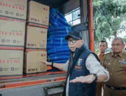 Pemprov Lampung Salurkan Bantuan Logistik dan Peralatan Pemadaman Karhutla