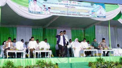 Bupati Riyanto Pamungkas Pembina Upacara Peringatan Hari Santri tahun 2026