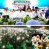 Ribuan Umat Muslim Berbagai Penjuru  di Provinsi Lampung  Padati Acara Pringsewu Bershalawat