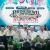 Gubernur Lampung Rahmat Mirzani Djausal Hadiri  Pringsewu Bershalawat