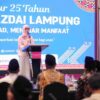 Wagub Jihan Nurlela Apresiasi 25 Tahun Pengabdian LAZDAI Lampung
