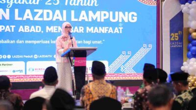 Wagub Jihan Nurlela Apresiasi 25 Tahun Pengabdian LAZDAI Lampung