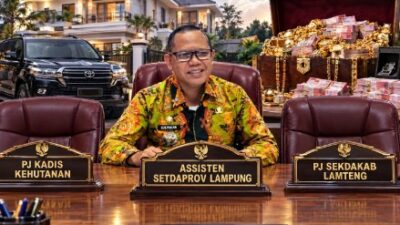 Sulpakar dilantik Sebagai Pj Sekda Lampung tengah Oleh Bupati Komang Koheri.