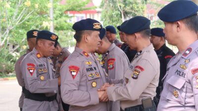 *Danyon B Pelopor Melepas 15 Personel Mutasi ke Satuan Kewilayahan*