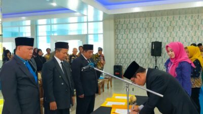 Rektor Universitas Saburai Lantik Khairul Saleh dan Januri sebagai Dekan, Tekankan Peningkatan Mutu Pendidikan