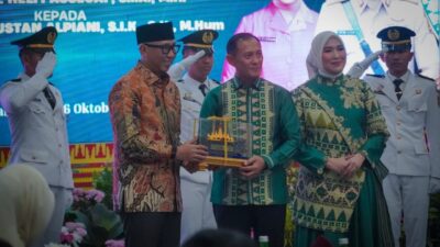 Pisah sambut Kapolda Baru di Mahan Agung, Gubernur Mirza Minta Kawal Pembangunan dan Perkuat Pelayanan Publik
