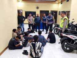 Gagalkan Aksi Tawuran, Polsek Sukarame,   Amankan 9 Remaja.