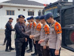 Satuan Brimob Polda Lampung Berangkatkan Personel BKO Penanganan Karhutla di Sumatera Selatan