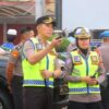 Kapolresta Bandar Lampung Turun ke Jalan, Pantau Strong Point Pagi di Tugu Adipura
