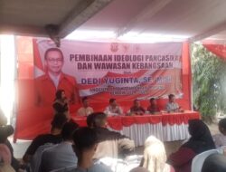 Anggota Fraksi PDI Perjuangan DPRD Kota Bandar Lampung, Dedi Yuginta,,, mengajak masyarakat memperkuat pemahaman terhadap ideologi Pancasila,