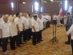 Ketua umum DPP LPM RI Doli Kurnia Tanjung Lantik pengurus DPD LPM Lampung Di Horison Hotel