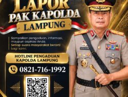 Polda Lampung Buka Hotline “Lapor Pak Kapolda”, Warga Bisa Sampaikan Aduan dan Aspirasi