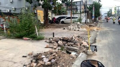Proyek Trotoar Sudirman Rp8,8 Miliar Dikeluhkan Warga dan Pelaku Usaha, Dugaan Mark-up Anggaran Mencuat