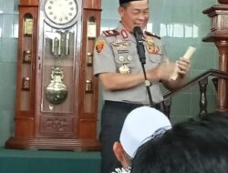 Usai Sholat Jumat di Masjid Al-Furqan, Kapolda Lampung Soroti Peredaran Narkoba dan Judol.